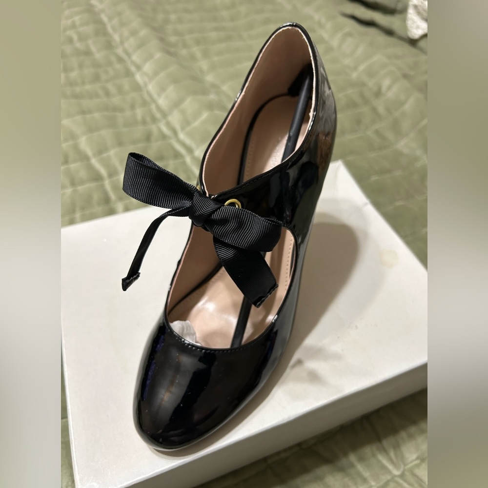 Carvela by Kurt Geiger Katrina Black Patent Heel